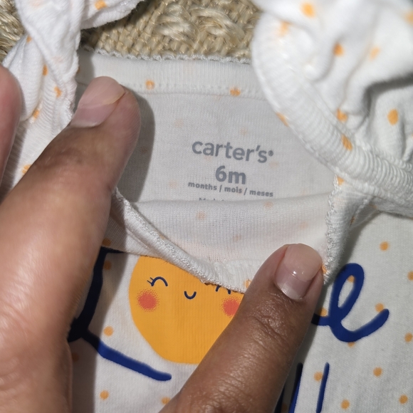 Carter's White and Neon Baby Onesie - Picture 11 of 11